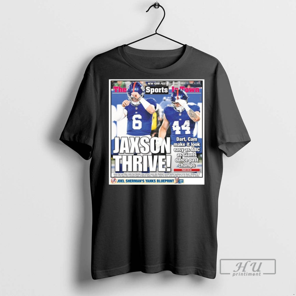 Trending New York Post Sports Jaxson Thive Dart Cam - Adult & Kids T-Shirts, Sweatshirts & Hoodies apparel design preview 1