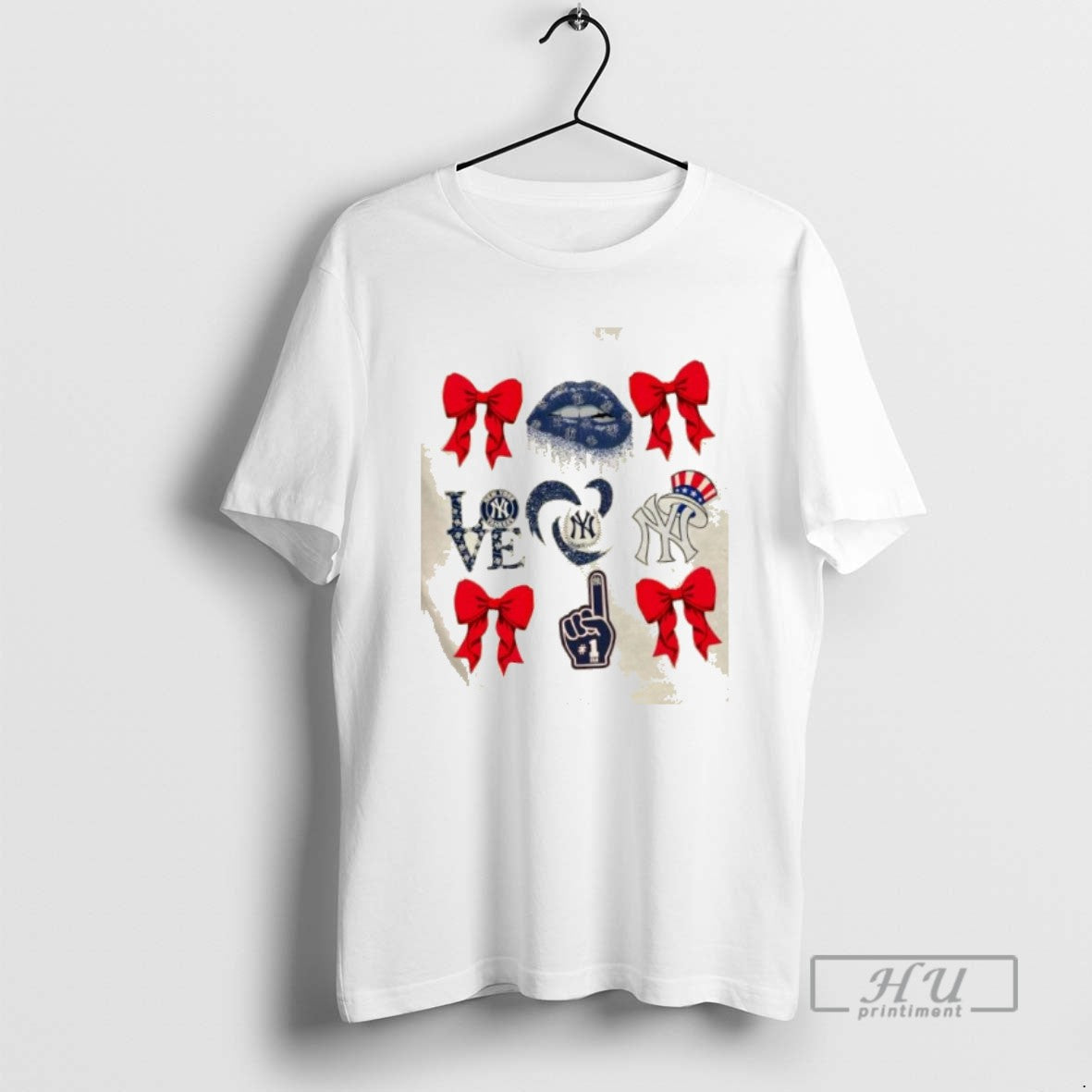 Trending New York Yankees Baseball Coquette - Adult & Kids T-Shirts, Sweatshirts & Hoodies apparel design preview 1