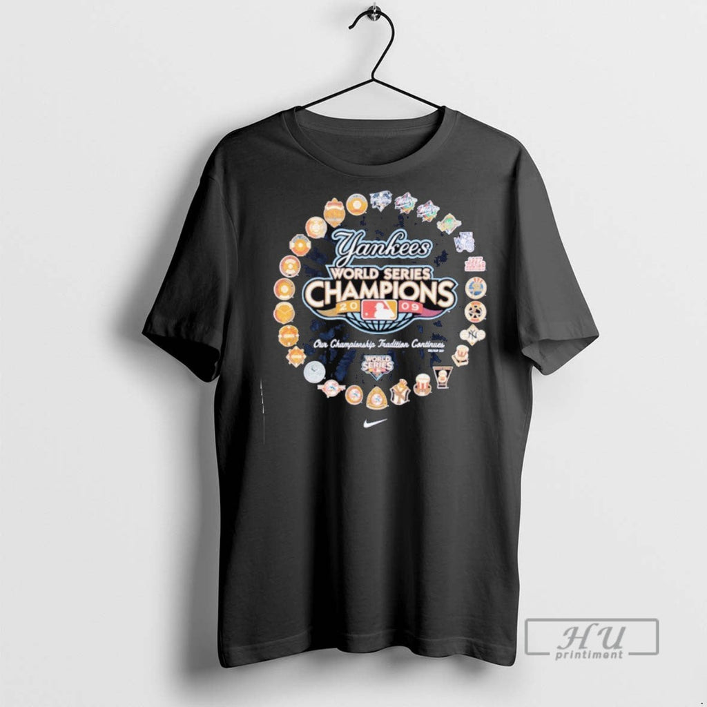 Trending New York Yankees World Series Champions All - Adult & Kids T-Shirts, Sweatshirts & Hoodies apparel design preview 1