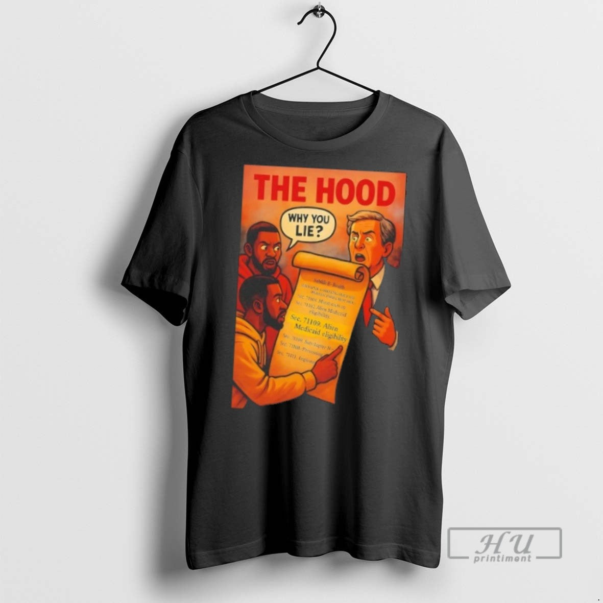 Trending Obamacare The Hood Why You Lie - Adult & Kids T-Shirts, Sweatshirts & Hoodies apparel design preview 1