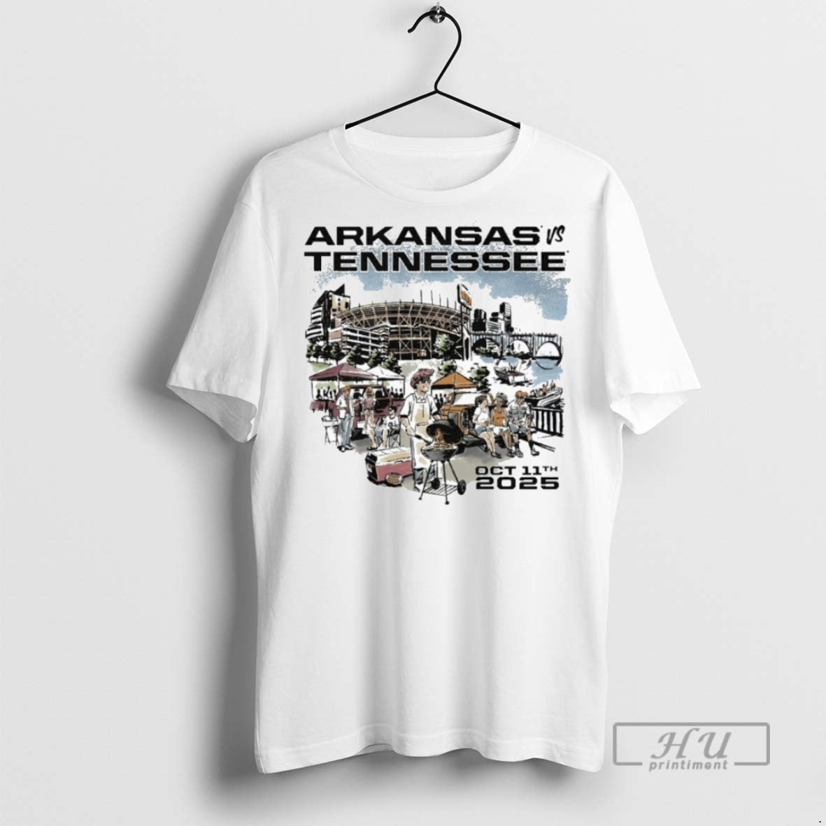 Trending October 11th 2025 Arkansas Vs Tennessee - Adult & Kids T-Shirts, Sweatshirts & Hoodies apparel design preview 1
