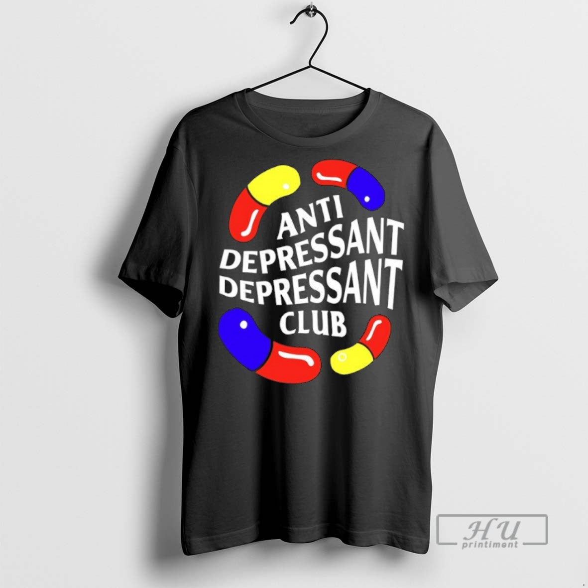 Trending Official Anti Depressant Club - Adult & Kids T-Shirts, Sweatshirts & Hoodies apparel design preview 1