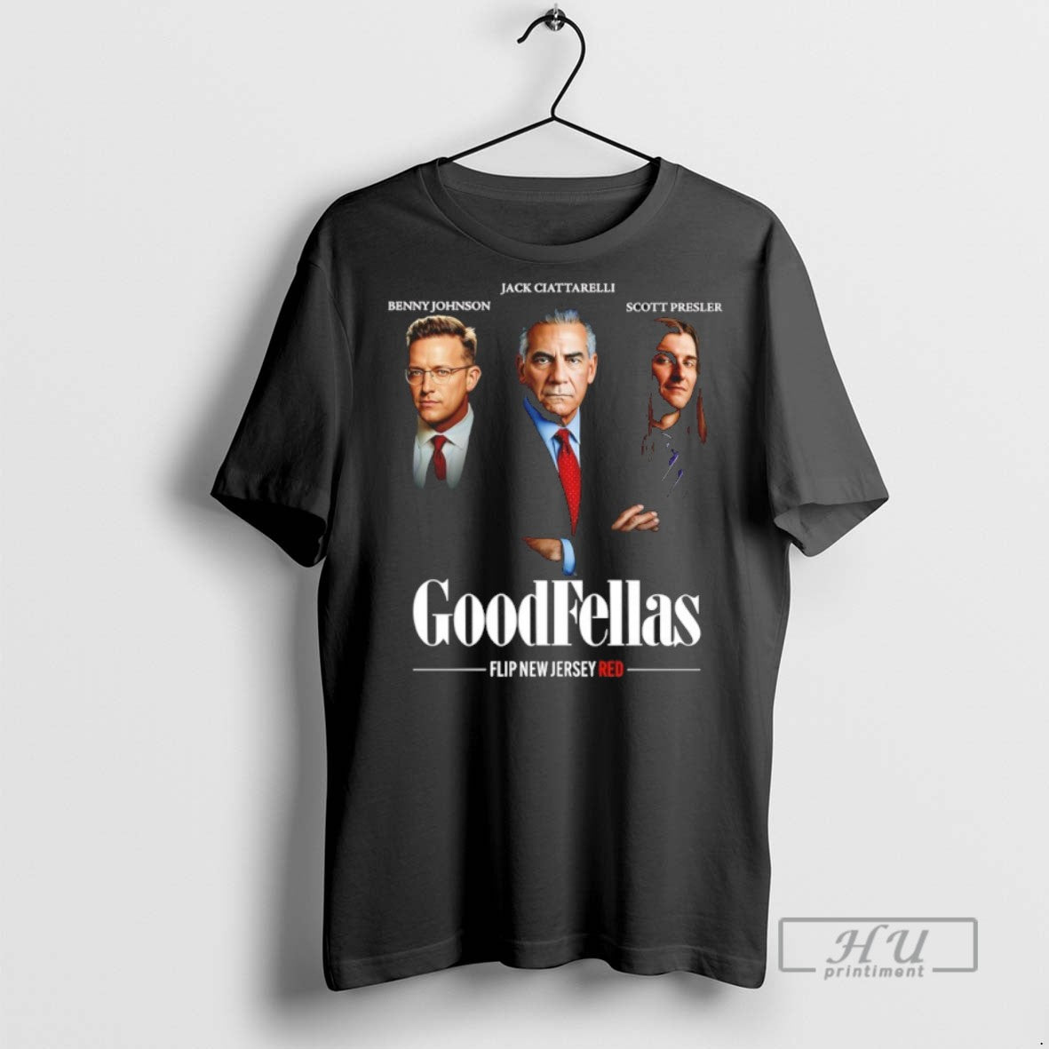 Trending Official Benny Johnson Jack Ciattarelli - Adult & Kids T-Shirts, Sweatshirts & Hoodies apparel design preview 1