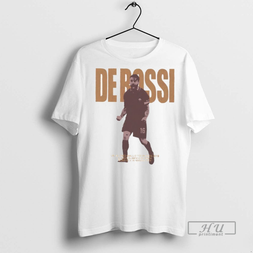 Trending Official Daniele De Rossi As Roma Tour 2018 - Adult & Kids T-Shirts, Sweatshirts & Hoodies apparel design preview 1