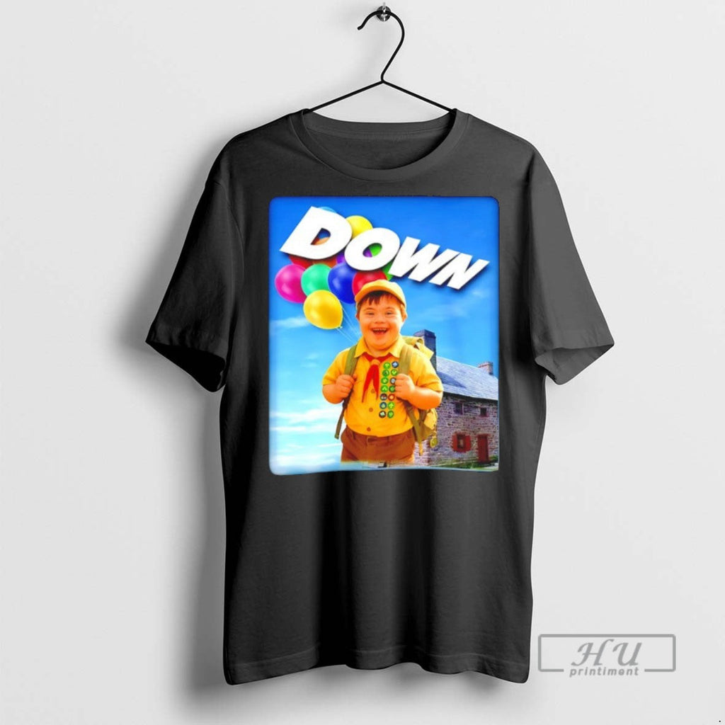 Trending Official Down Up Movie 2009 Parody - Adult & Kids T-Shirts, Sweatshirts & Hoodies apparel design preview 1