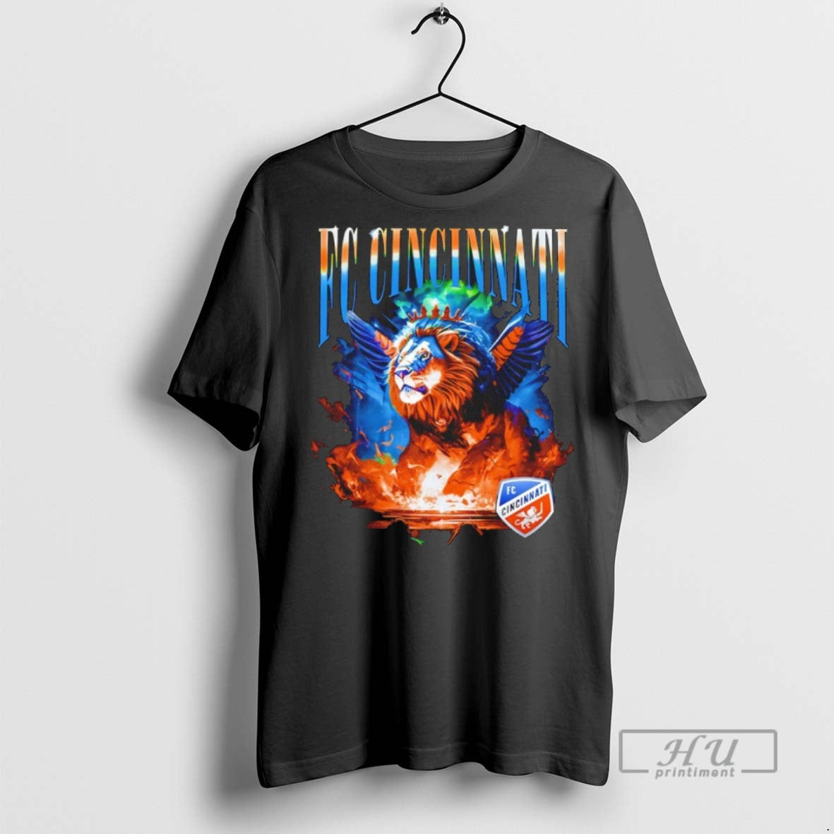 Trending Official Fc Cincinnati Winged Lion Graphic - Adult & Kids T-Shirts, Sweatshirts & Hoodies apparel design preview 1