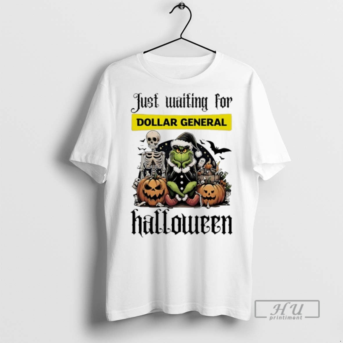 Trending Official Grinch Just Waiting For Dollar - Adult & Kids T-Shirts, Sweatshirts & Hoodies apparel design preview 1