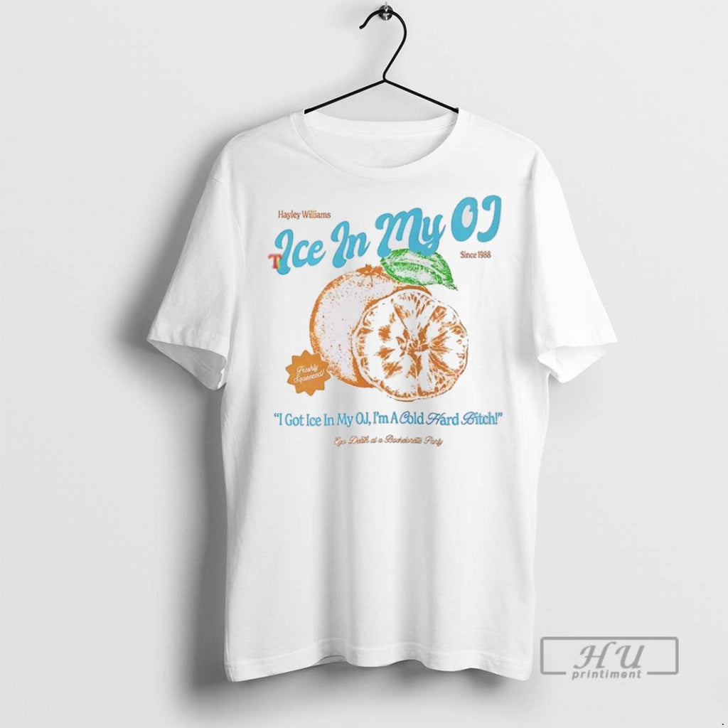 Trending Official Ice In My Oj I Got Im A Cold - Adult & Kids T-Shirts, Sweatshirts & Hoodies apparel design preview 1