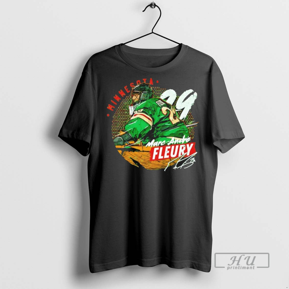 Trending Official Marc Andre Fleury 29 Minnesota Wild - Adult & Kids T-Shirts, Sweatshirts & Hoodies apparel design preview 1