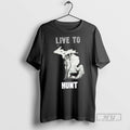Trending Official Michigan Deer Live To Hunt - Adult & Kids T-Shirts, Sweatshirts & Hoodies apparel design preview 1