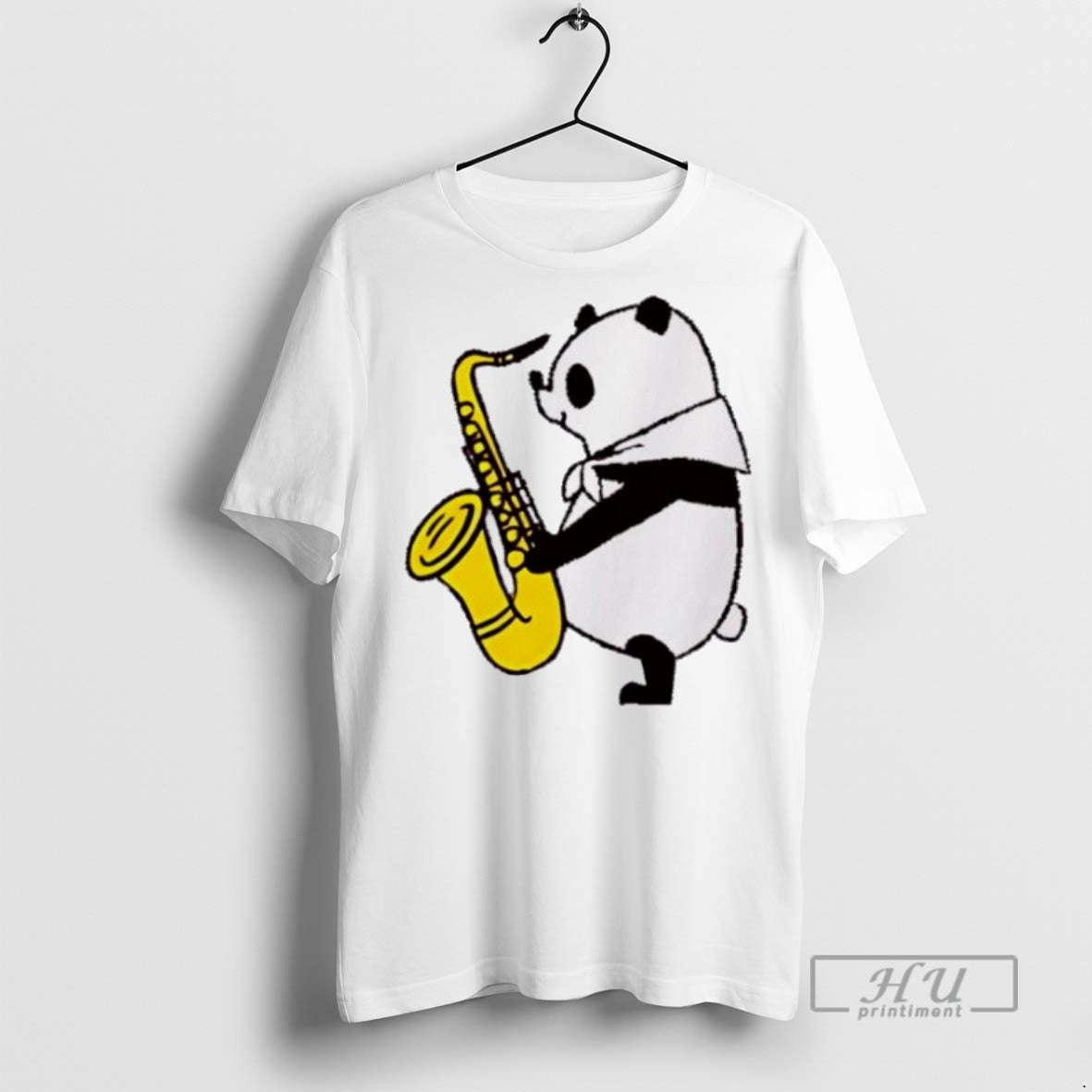 Trending Official Panda Saxophone Fitsch Music - Adult & Kids T-Shirts, Sweatshirts & Hoodies apparel design preview 1