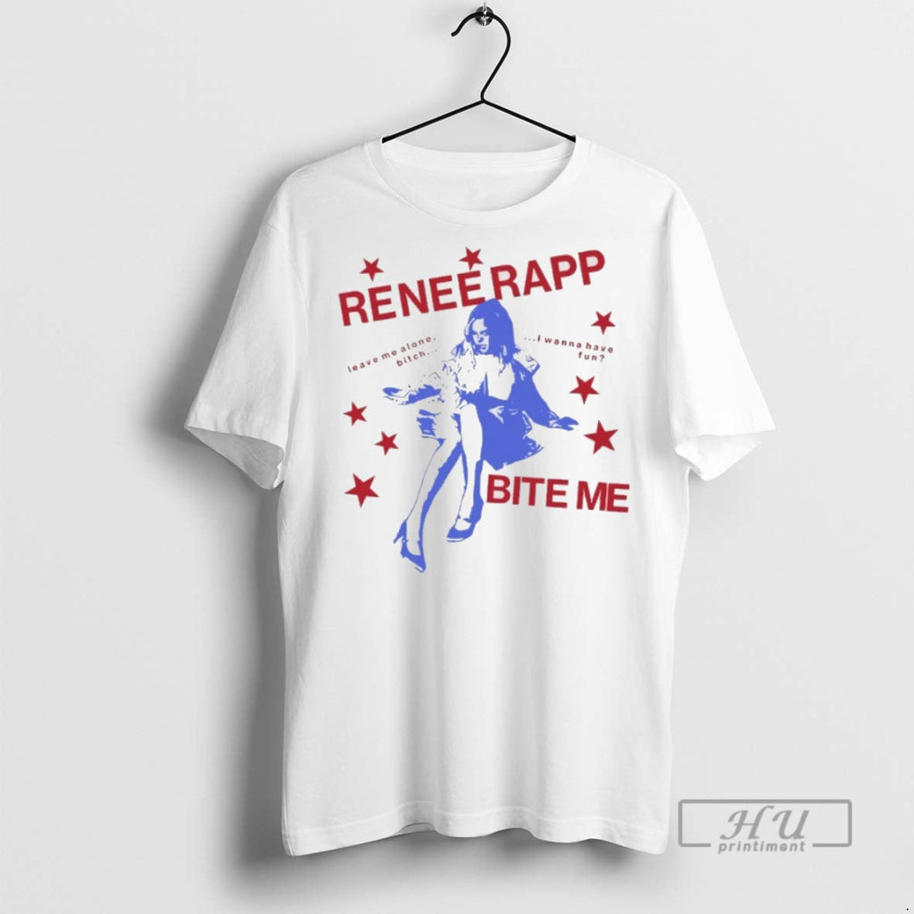 Trending Official Renee Rapp Pink Tour Bite Me - Adult & Kids T-Shirts, Sweatshirts & Hoodies apparel design preview 1