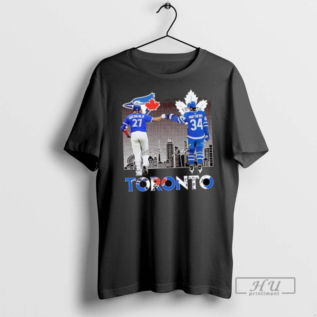 Trending Official Toronto Sports Players Guerrero Jr - Adult & Kids T-Shirts, Sweatshirts & Hoodies apparel design preview 1
