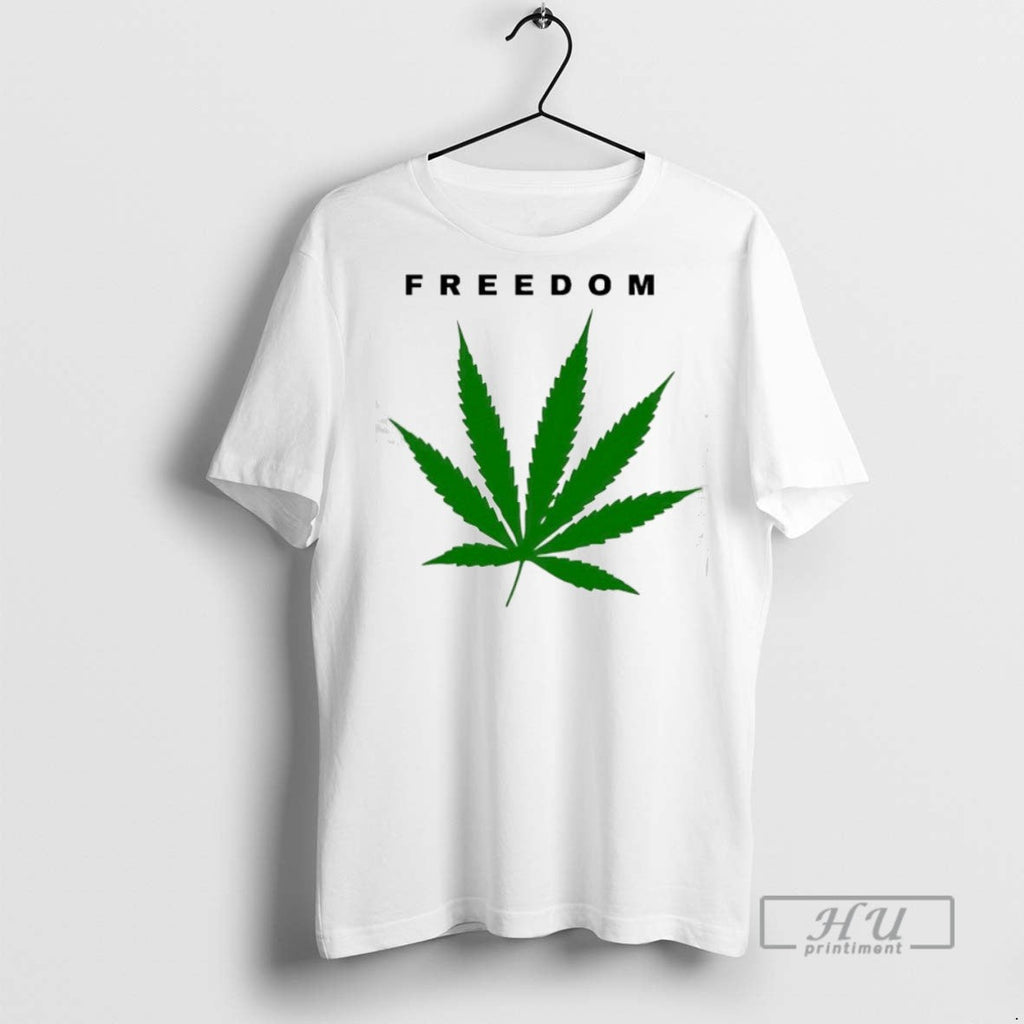 Trending Official Weed Freedom Charlie Kirk 2025 - Adult & Kids T-Shirts, Sweatshirts & Hoodies apparel design preview 1