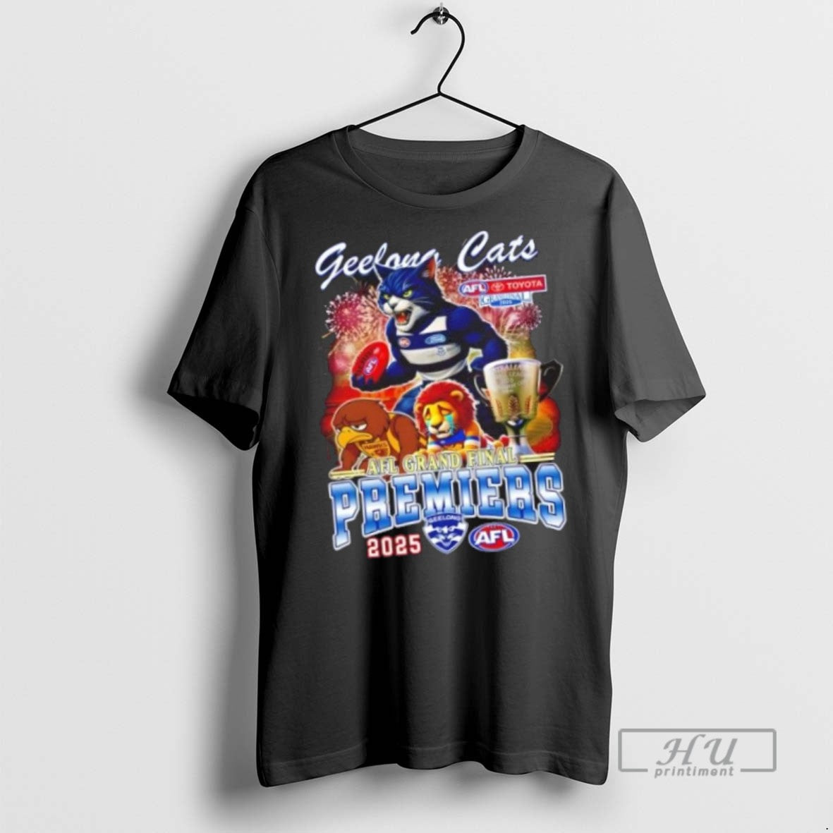 Trending Officials 2025 Afl Grand Final Premiers - Adult & Kids T-Shirts, Sweatshirts & Hoodies apparel design preview 1
