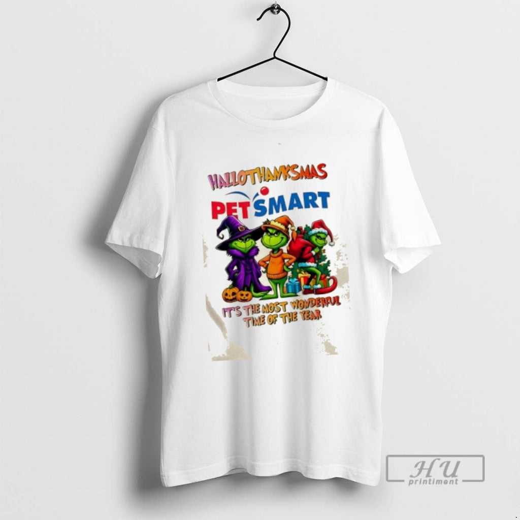 Trending Officials 2025 Grinch X Petsmart Its The - Adult & Kids T-Shirts, Sweatshirts & Hoodies apparel design preview 1