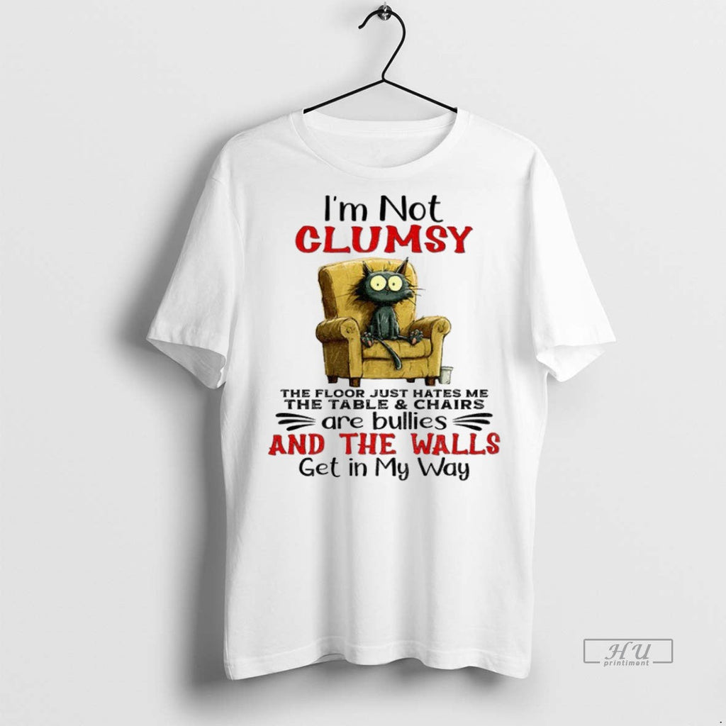 Trending Officials Cat Im Not Clumsy The Floor Just - Adult & Kids T-Shirts, Sweatshirts & Hoodies apparel design preview 1