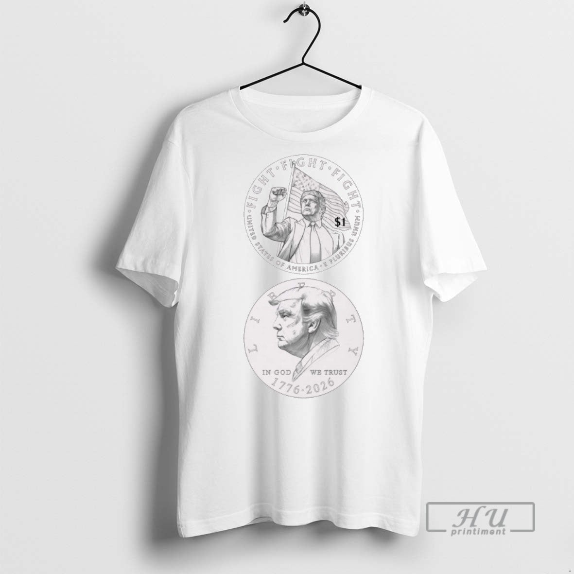 Trending Officials Donald Trump Fight United States - Adult & Kids T-Shirts, Sweatshirts & Hoodies apparel design preview 1