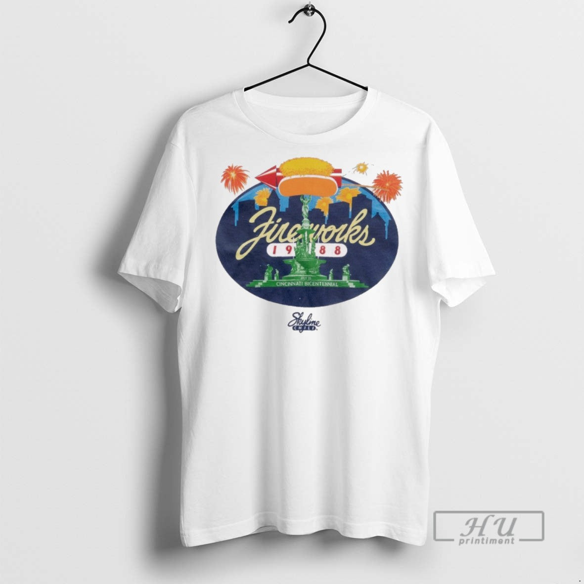 Trending Officials Fireworks 1988 Cincinnati - Adult & Kids T-Shirts, Sweatshirts & Hoodies apparel design preview 1
