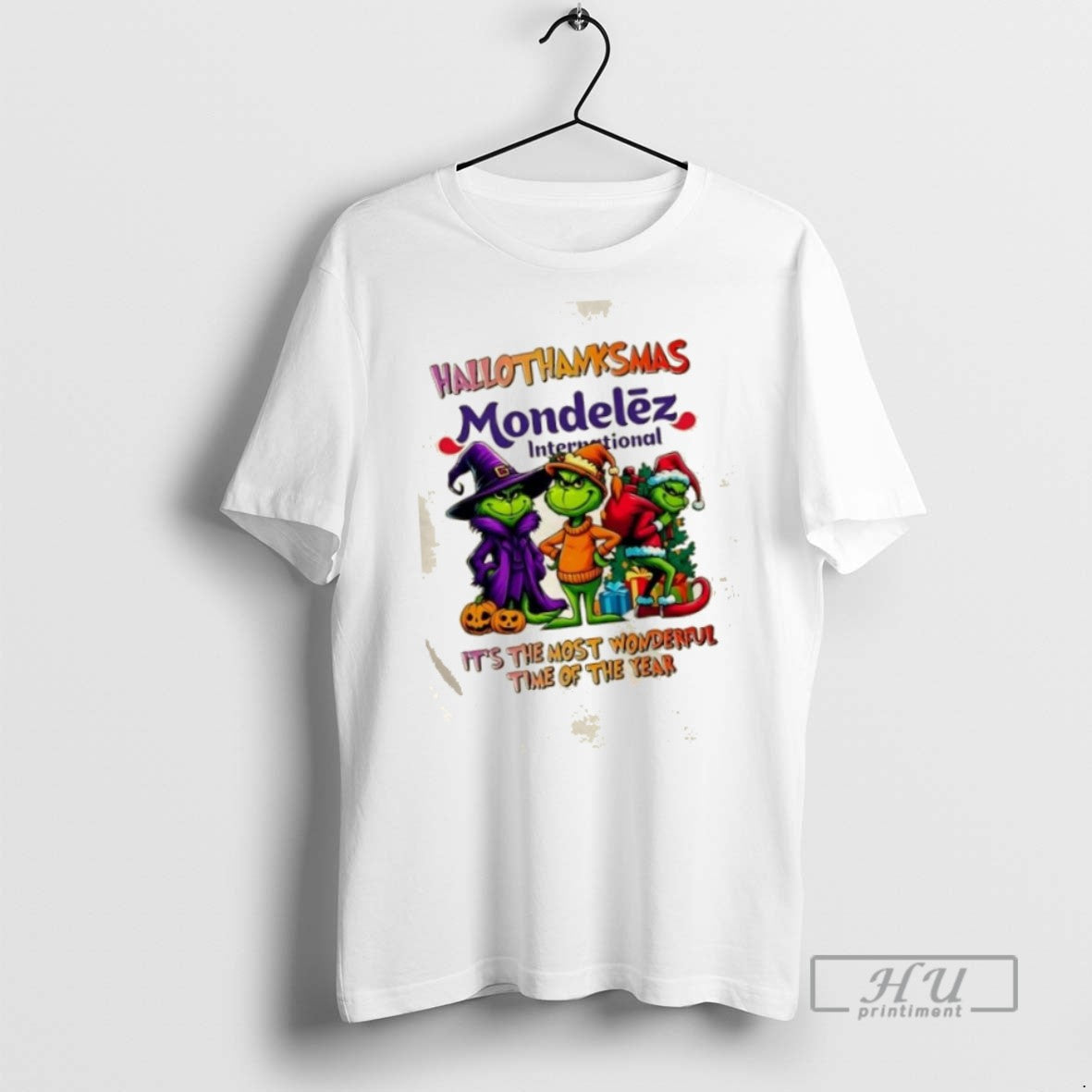 Trending Officials Grinch X Mondelez International - Adult & Kids T-Shirts, Sweatshirts & Hoodies apparel design preview 1