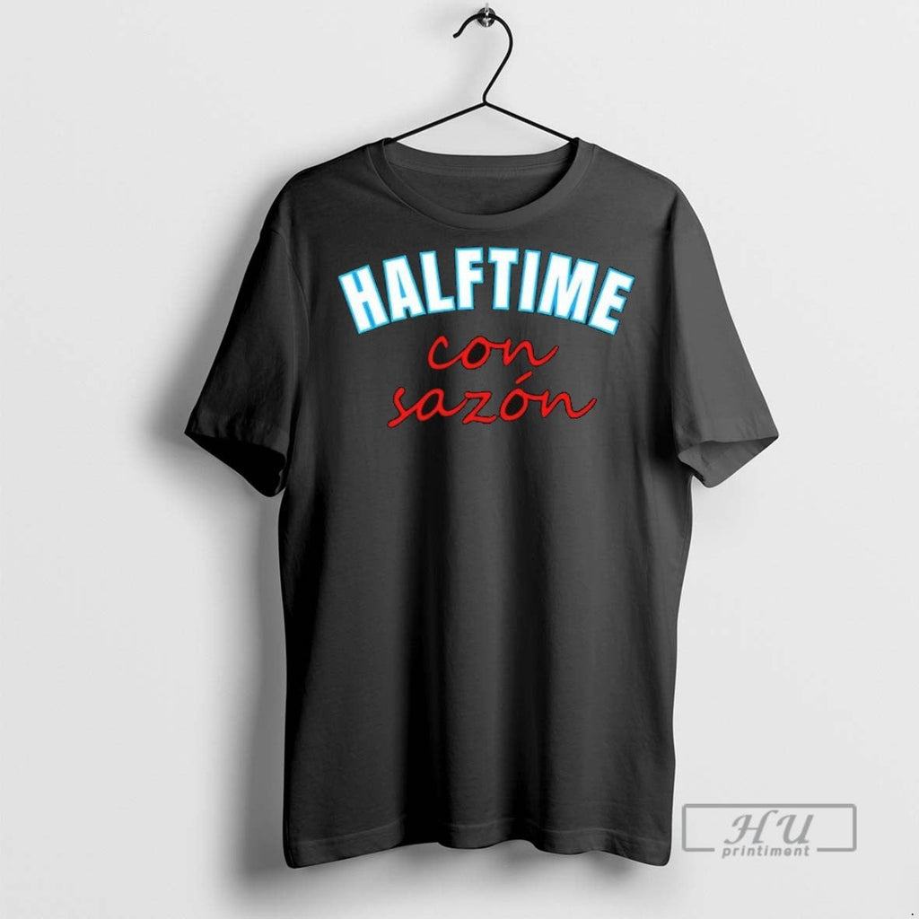 Trending Officials Halftime Con Sazon Bad Bunny - Adult & Kids T-Shirts, Sweatshirts & Hoodies apparel design preview 1