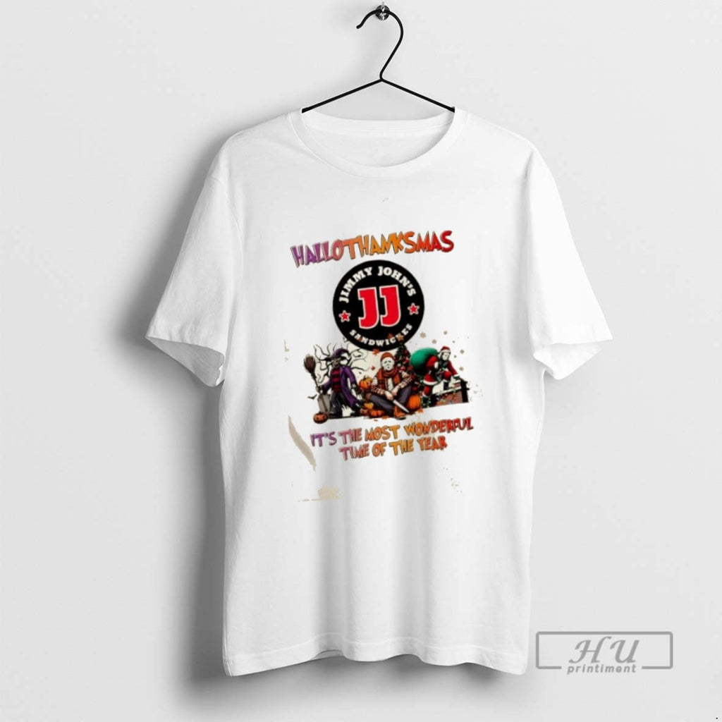 Trending Officials Horror Movies X Jimmy Johns Its - Adult & Kids T-Shirts, Sweatshirts & Hoodies apparel design preview 1