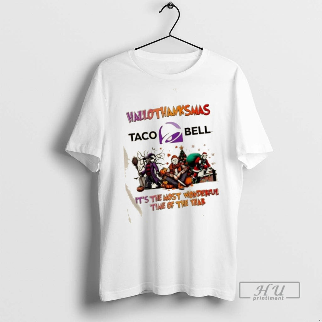 Trending Officials Horror Movies X Taco Bell Its The - Adult & Kids T-Shirts, Sweatshirts & Hoodies apparel design preview 1