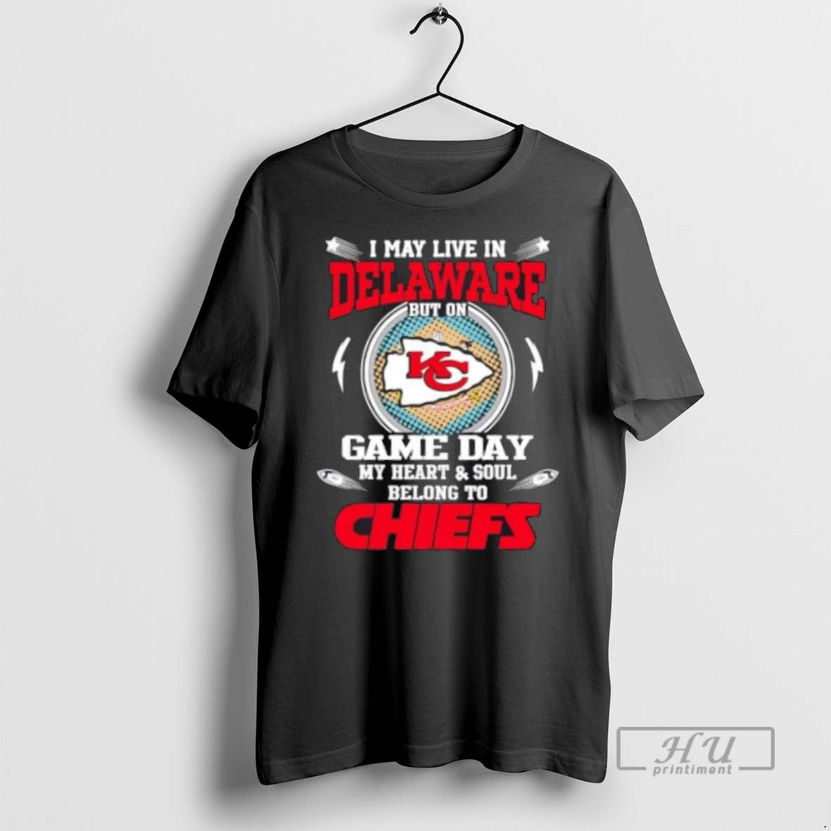 Trending Officials I May Live In Delaware But On Game - Adult & Kids T-Shirts, Sweatshirts & Hoodies apparel design preview 1