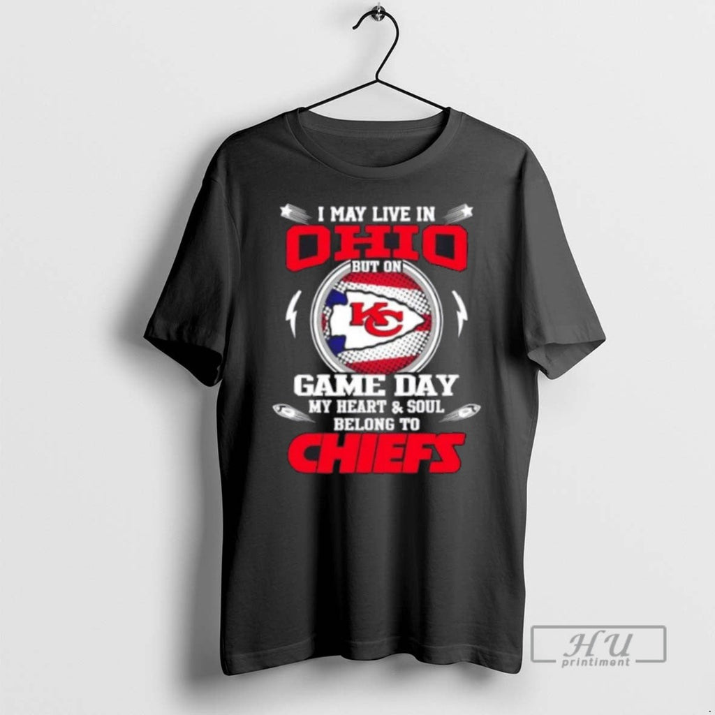 Trending Officials I May Live In Ohio But On Game Day - Adult & Kids T-Shirts, Sweatshirts & Hoodies apparel design preview 1