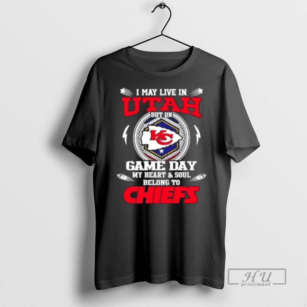 Trending Officials I May Live In Utah But On Game Day - Adult & Kids T-Shirts, Sweatshirts & Hoodies apparel design preview 1