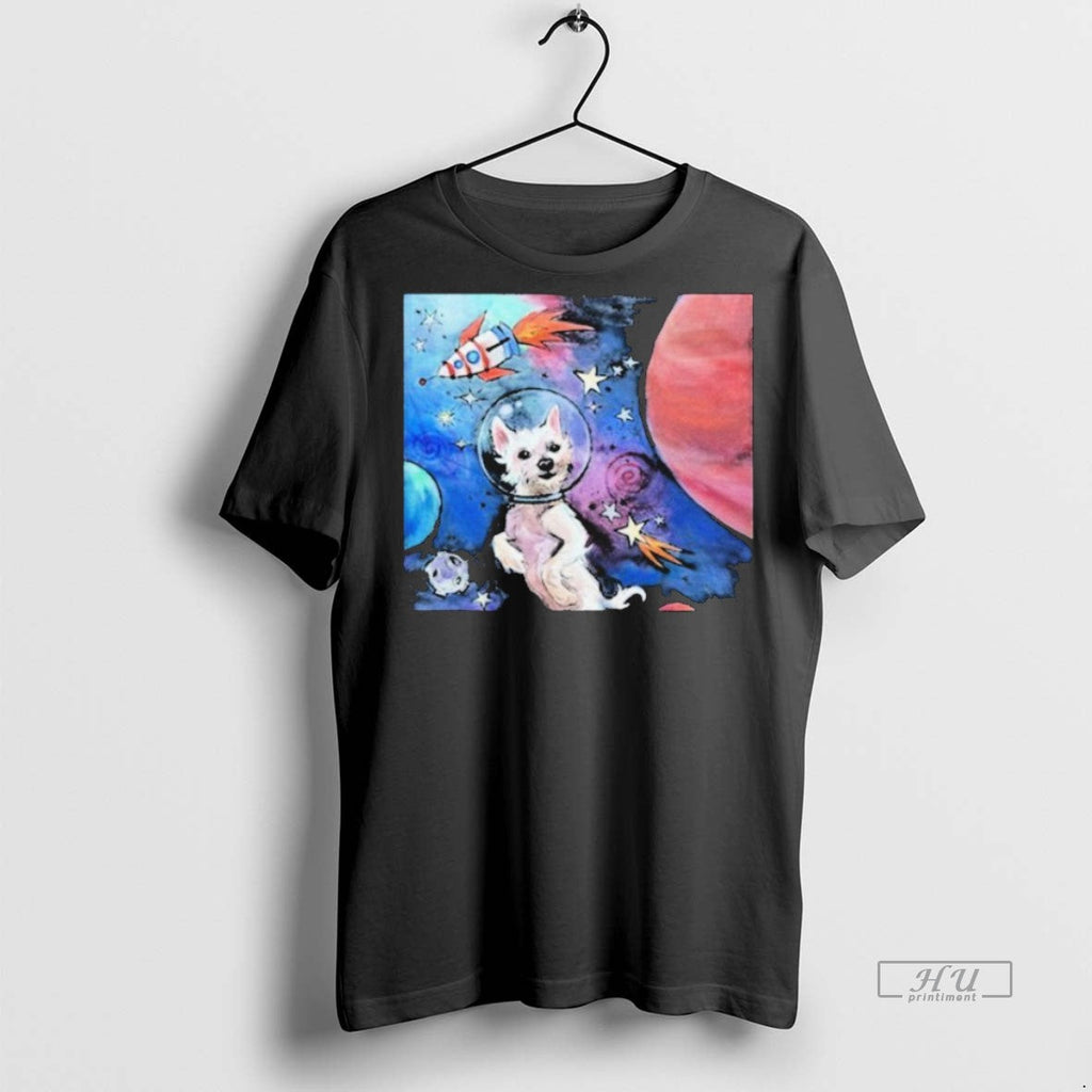 Trending Officials Kara Baldus Bradford In Space Dog - Adult & Kids T-Shirts, Sweatshirts & Hoodies apparel design preview 1