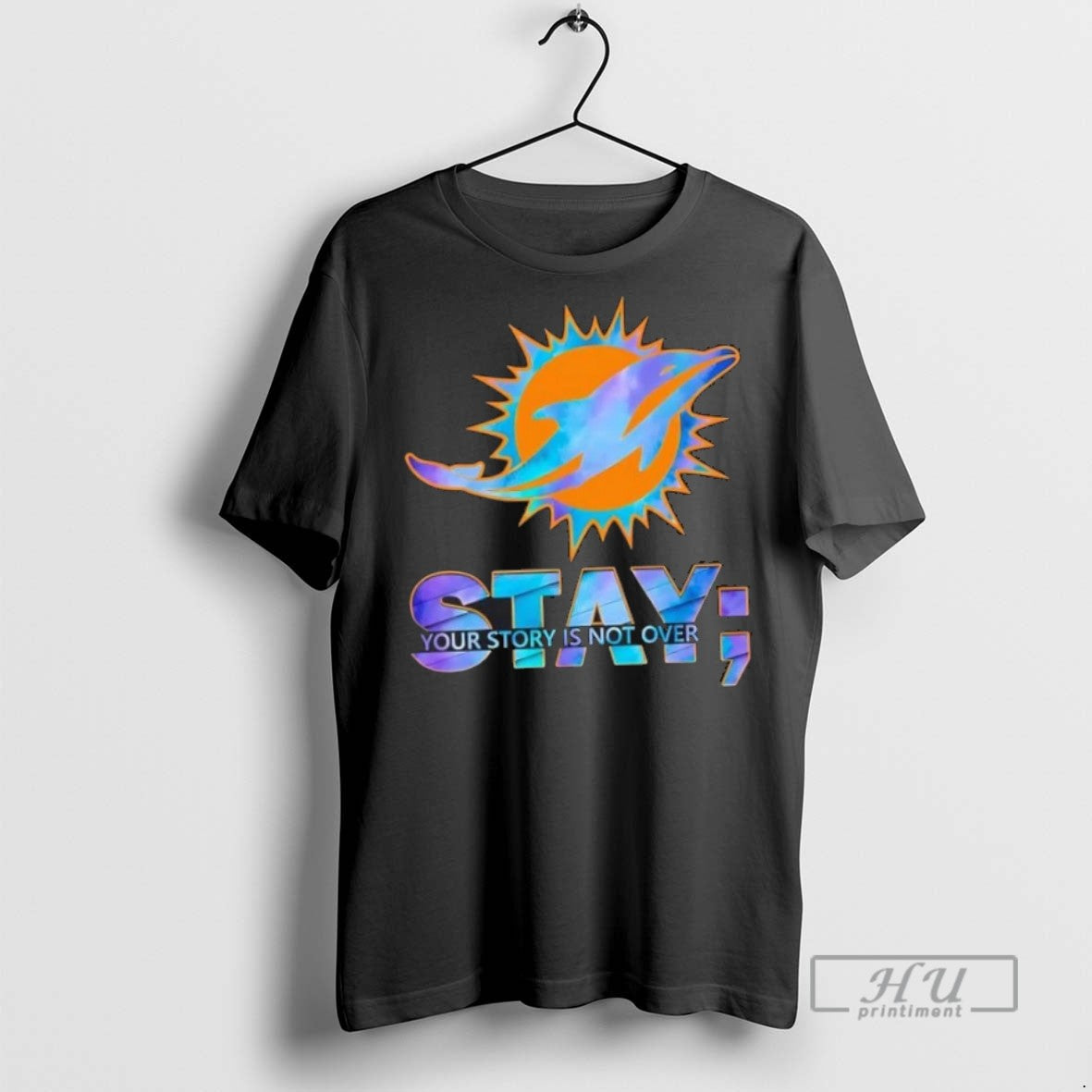 Trending Officials Miami Dolphins Football Stay Your - Adult & Kids T-Shirts, Sweatshirts & Hoodies apparel design preview 1