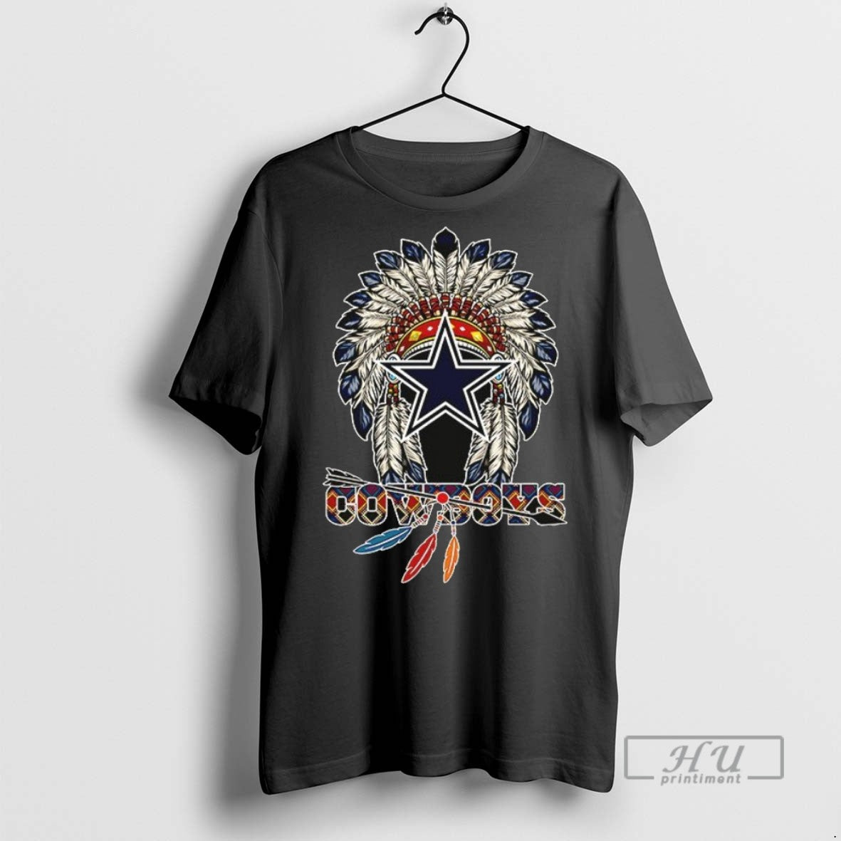 Trending Officials Native American Dallas Cowboys - Adult & Kids T-Shirts, Sweatshirts & Hoodies apparel design preview 1