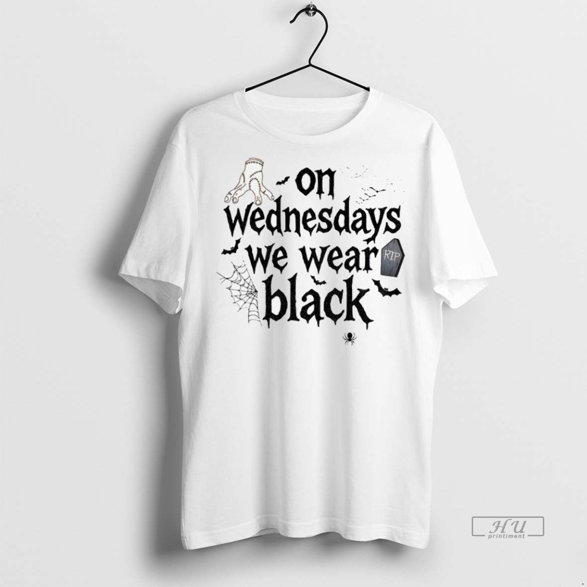 Trending Officials On Wednesdays We Wear Black Addams - Adult & Kids T-Shirts, Sweatshirts & Hoodies apparel design preview 1