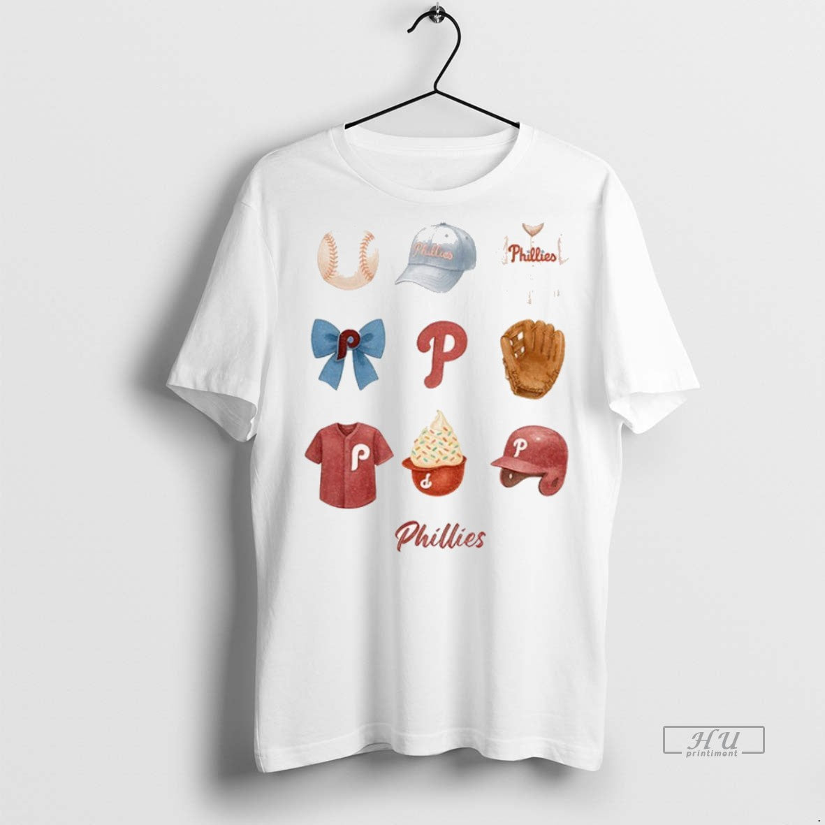 Trending Officials Phillies Baseball Matching Mom And - Adult & Kids T-Shirts, Sweatshirts & Hoodies apparel design preview 1