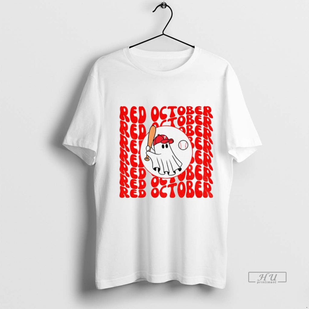 Trending Officials Red October Retro Wave Phillies - Adult & Kids T-Shirts, Sweatshirts & Hoodies apparel design preview 1