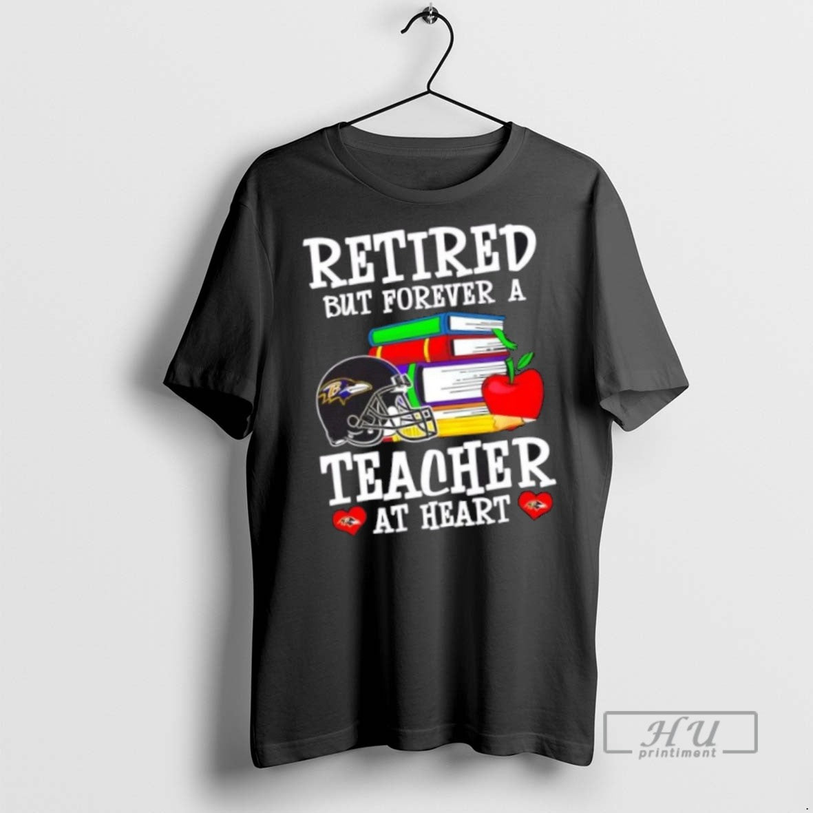 Trending Officials Retired But Forever A Teacher At - Adult & Kids T-Shirts, Sweatshirts & Hoodies apparel design preview 1