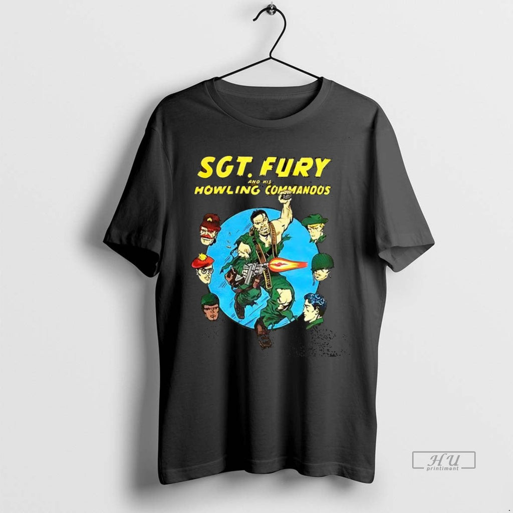 Trending Officials Sgt Fury And His Howling Commandos - Adult & Kids T-Shirts, Sweatshirts & Hoodies apparel design preview 1