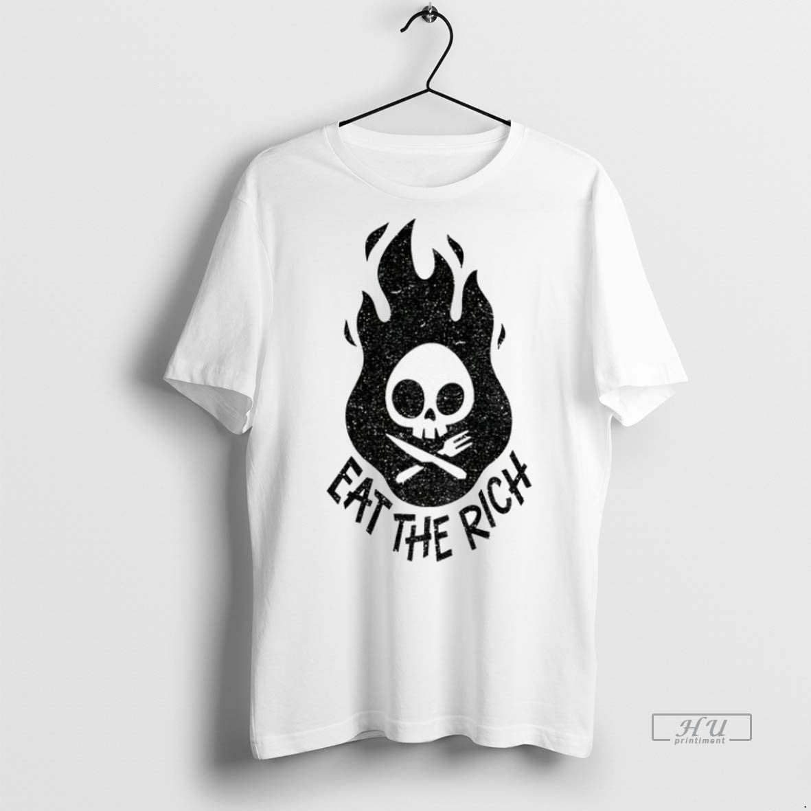 Trending Officials Skull Eat The Rich Halloween - Adult & Kids T-Shirts, Sweatshirts & Hoodies apparel design preview 1