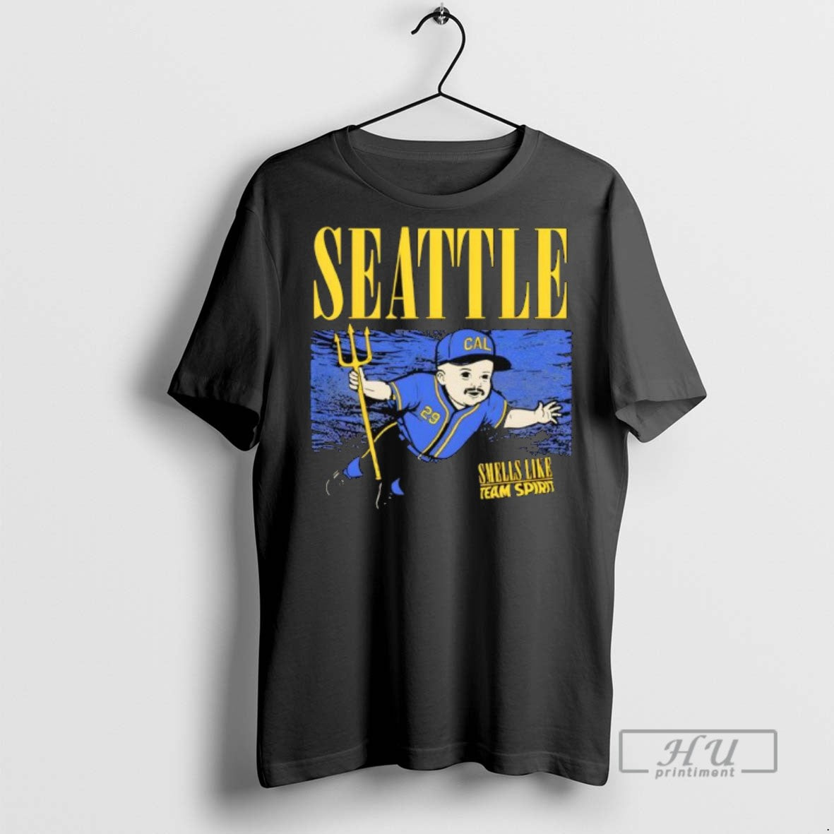 Trending Officials Smells Like Team Spirit Cal - Adult & Kids T-Shirts, Sweatshirts & Hoodies apparel design preview 1