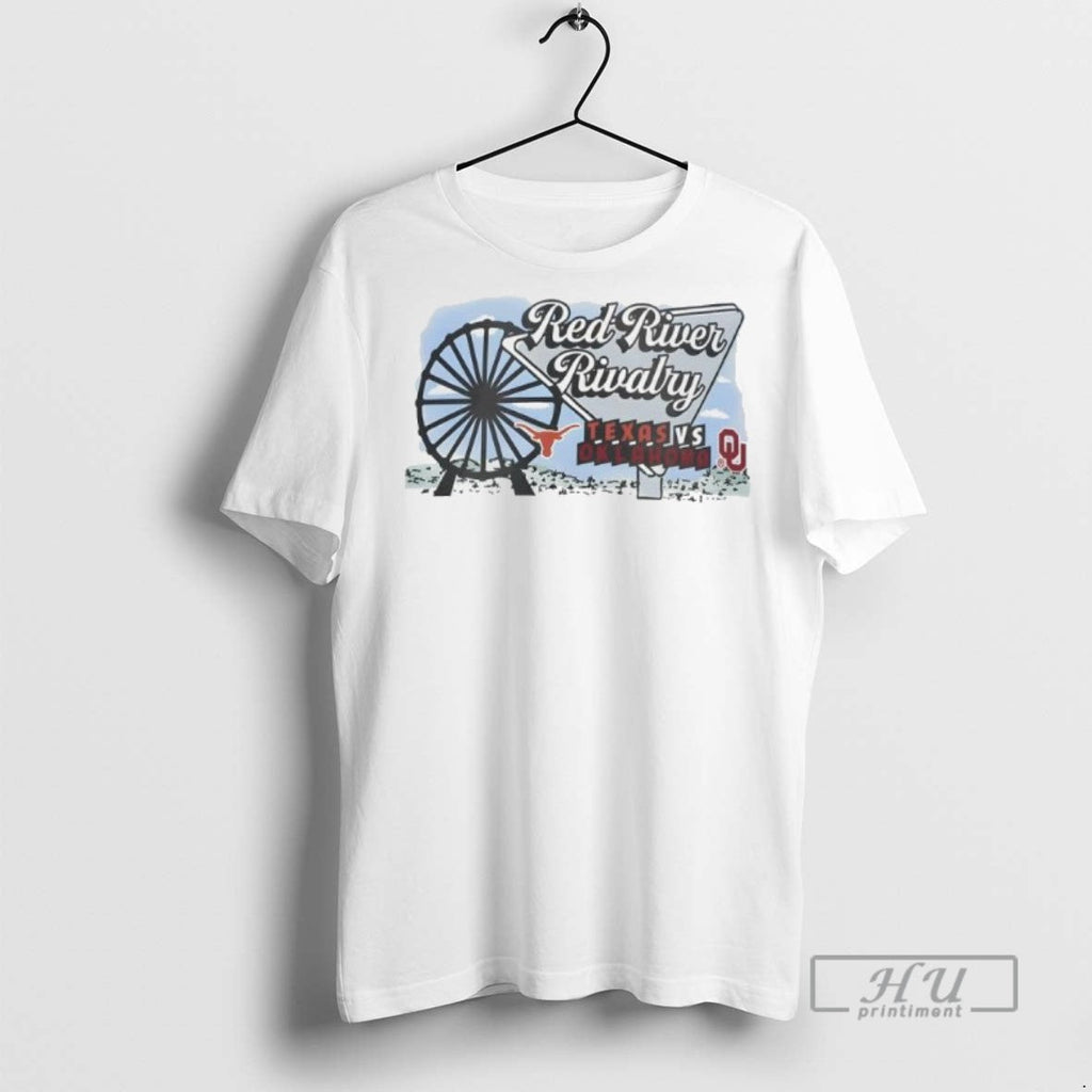 Trending Officials Texas Longhorns Vs Oklahoma - Adult & Kids T-Shirts, Sweatshirts & Hoodies apparel design preview 1