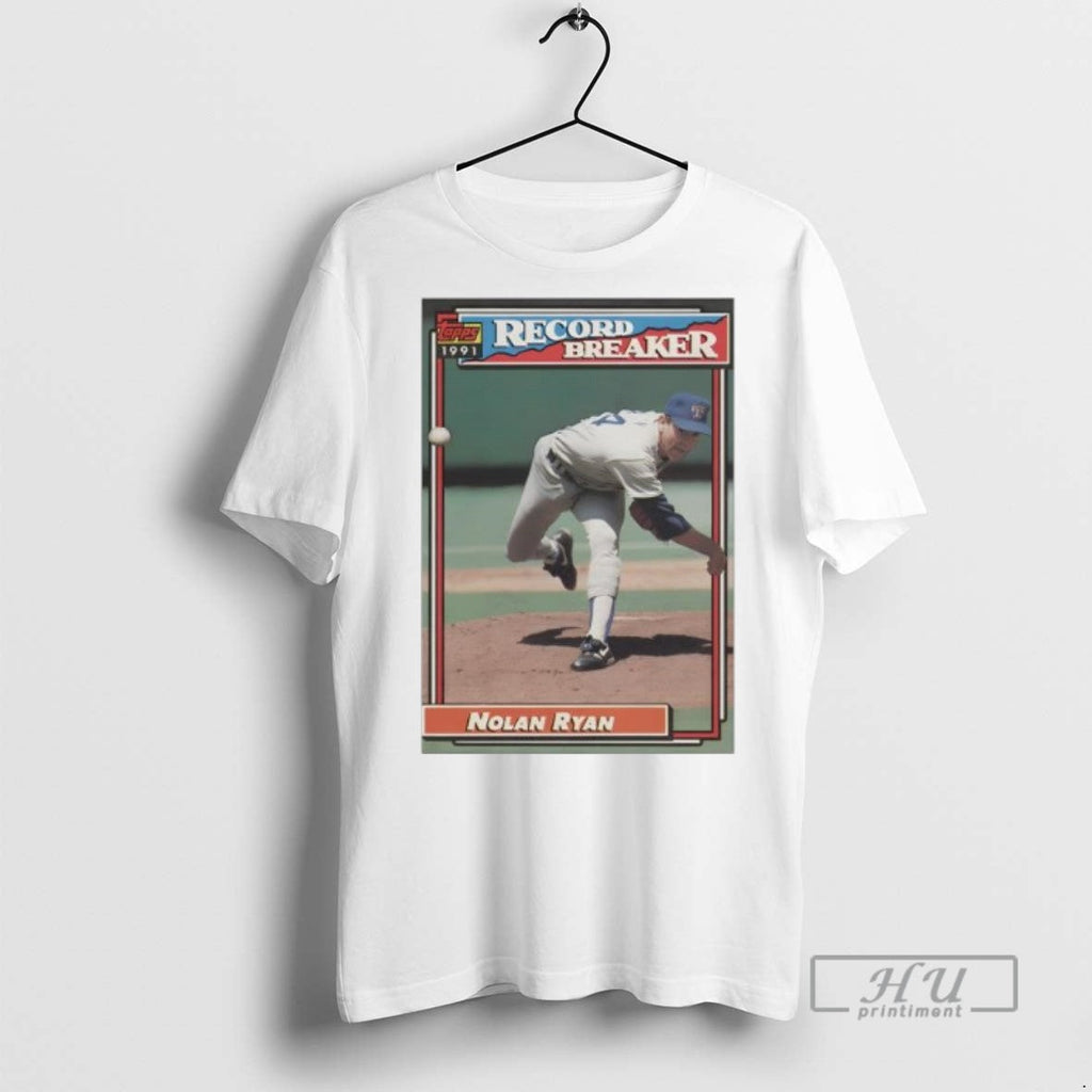 Trending Officials Texas Rangers Nolan Ryan Record - Adult & Kids T-Shirts, Sweatshirts & Hoodies apparel design preview 1