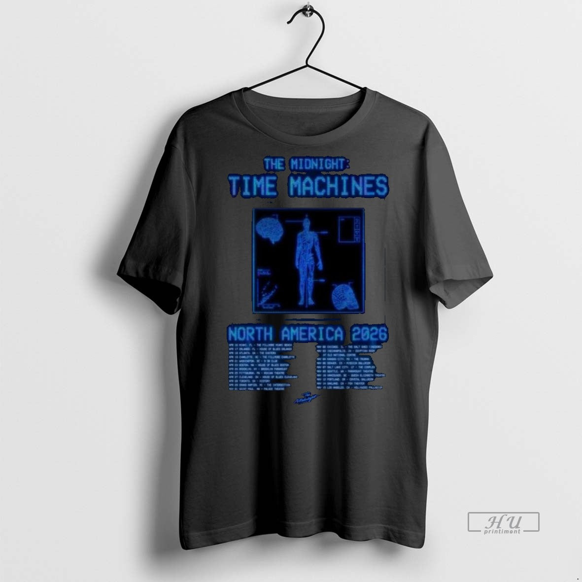 Trending Officials The Midnight Time Machines North - Adult & Kids T-Shirts, Sweatshirts & Hoodies apparel design preview 1