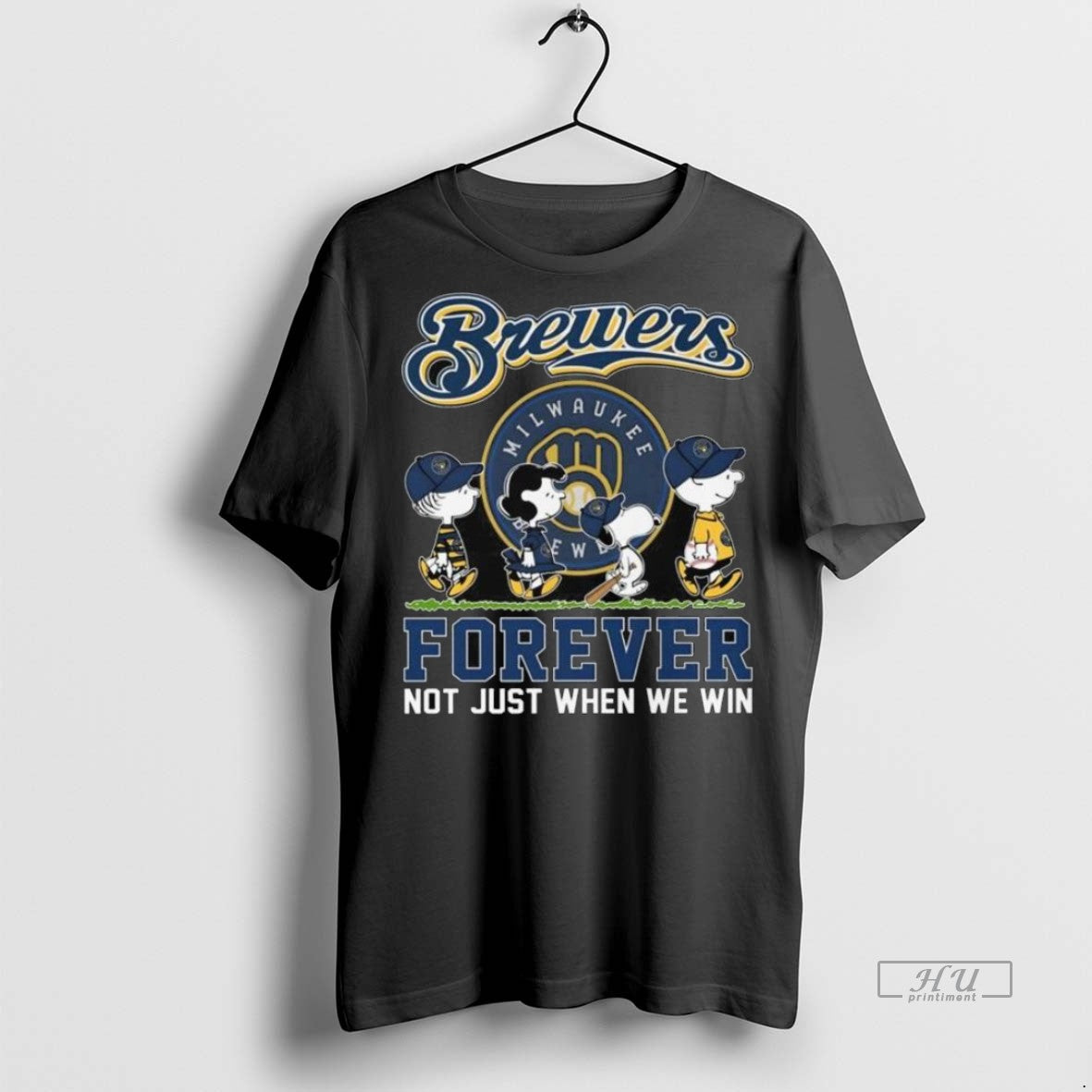 Trending Officials The Peanuts Walking X Milwaukee - Adult & Kids T-Shirts, Sweatshirts & Hoodies apparel design preview 1