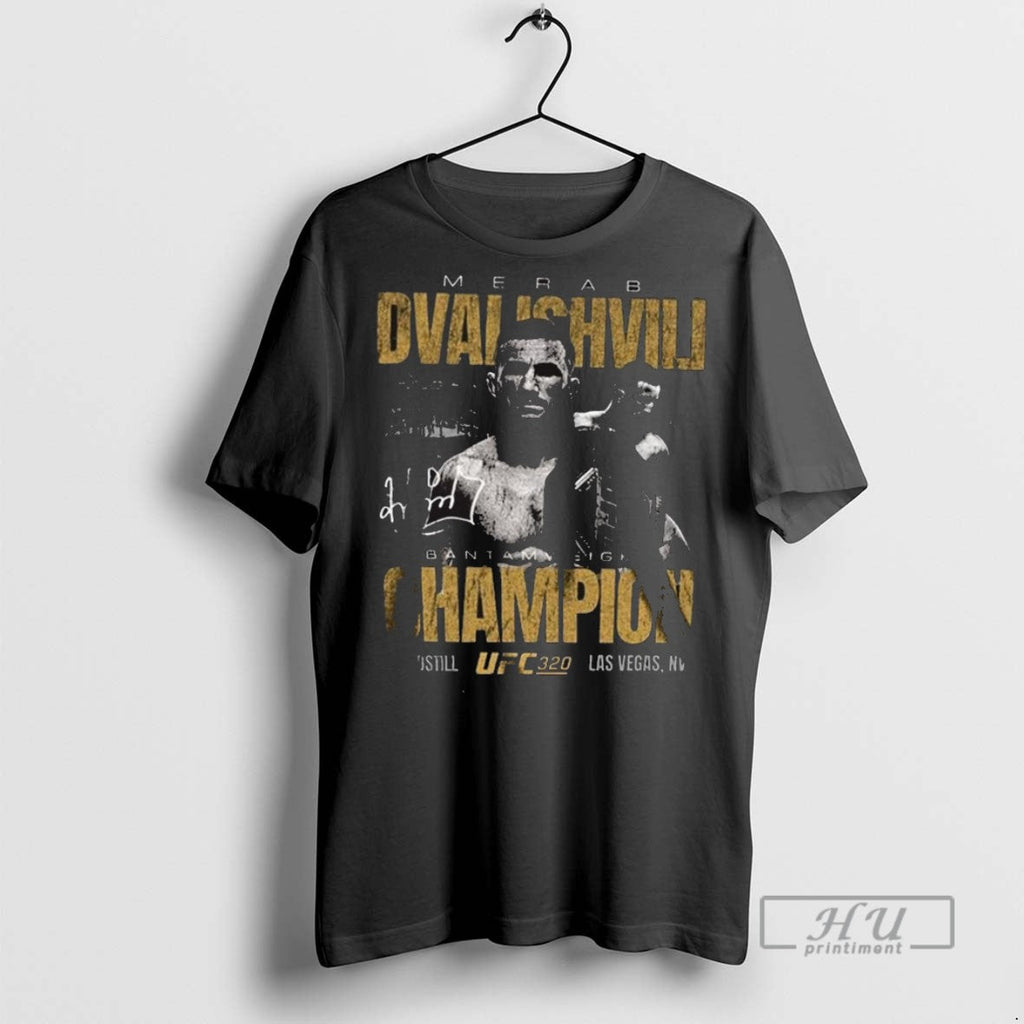 Trending Officials Ufc 320 Merab Dvalishvili - Adult & Kids T-Shirts, Sweatshirts & Hoodies apparel design preview 1