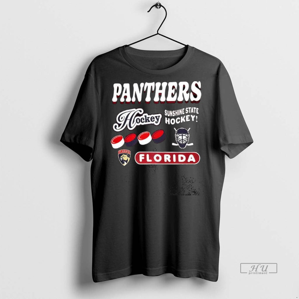 Trending Panthers Sunshine State Hockey Florida - Adult & Kids T-Shirts, Sweatshirts & Hoodies apparel design preview 1