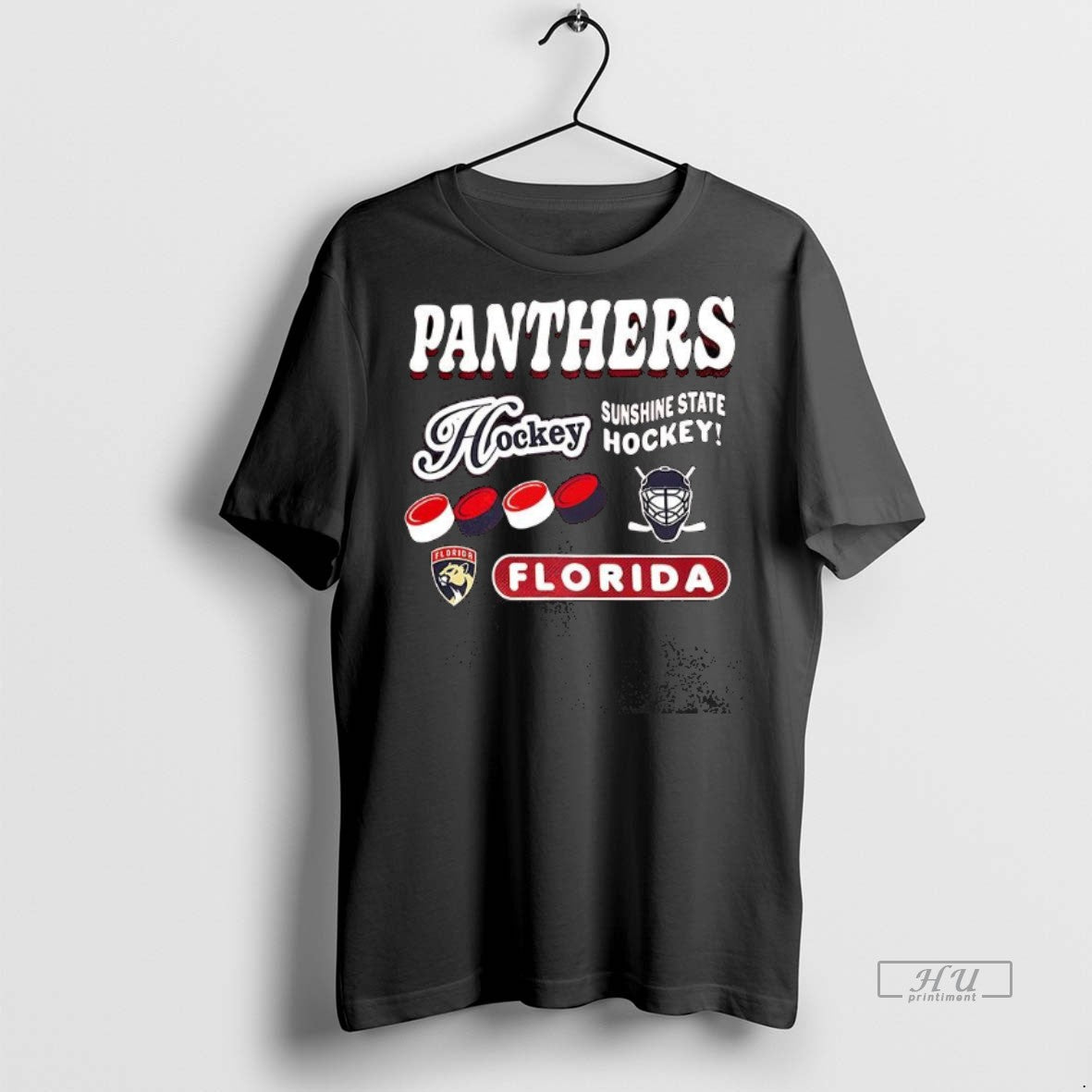 Trending Panthers Sunshine State Hockey Florida - Adult & Kids T-Shirts, Sweatshirts & Hoodies apparel design preview 1