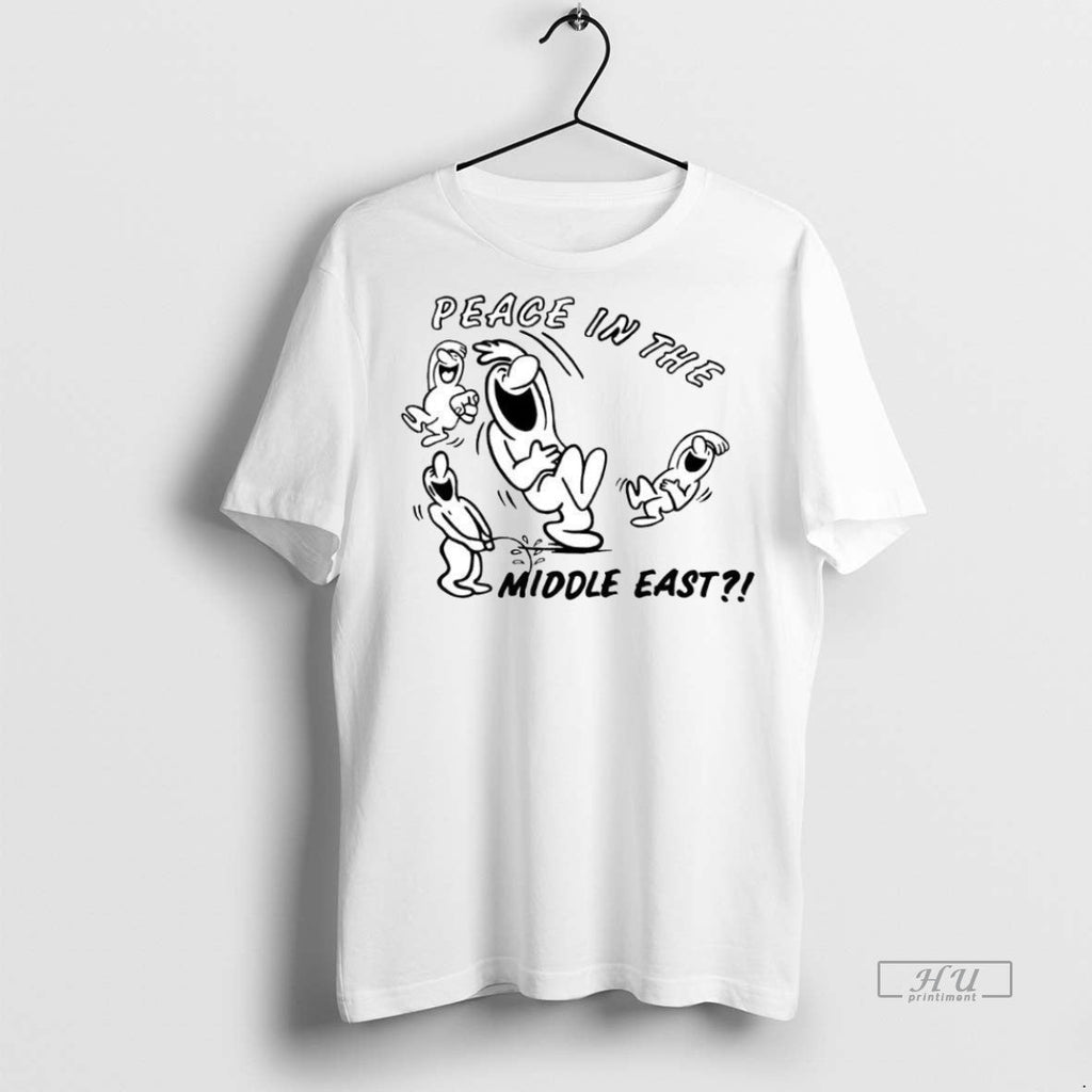 Trending Peace In The Middle East Funny Cartoon - Adult & Kids T-Shirts, Sweatshirts & Hoodies apparel design preview 1