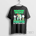 Trending Peanuts Comic Characters Boston Celtics - Adult & Kids T-Shirts, Sweatshirts & Hoodies apparel design preview 1