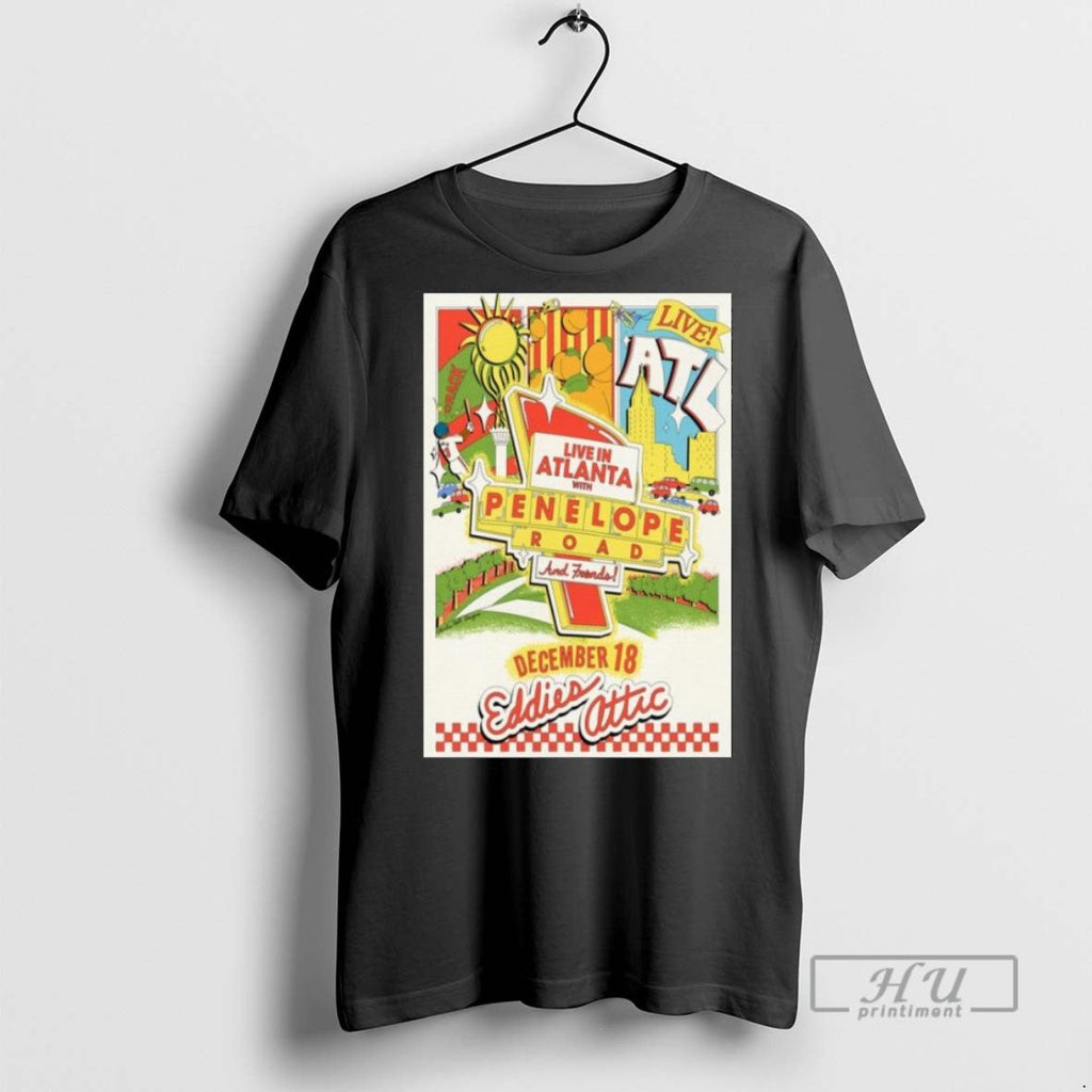 Trending Penelope Road Eddies Attic Concert December - Adult & Kids T-Shirts, Sweatshirts & Hoodies apparel design preview 1